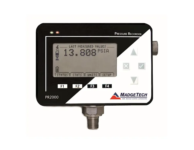 PR2000 | Robustní data logger tlaku s NPT závitem a displejem